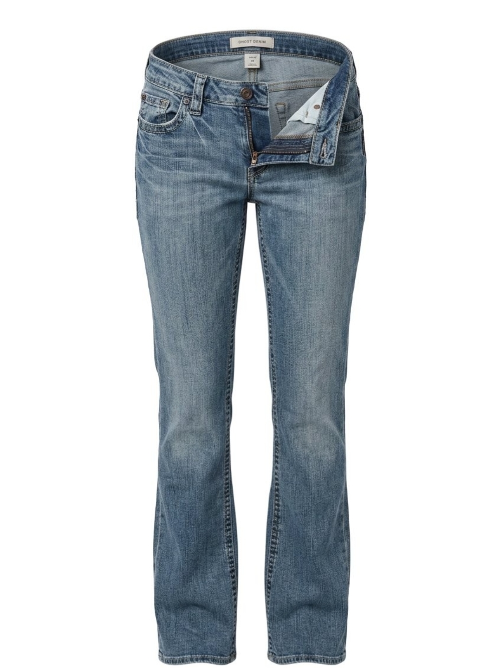 Silver Women's Jeans Size 30x33 Low/Mid Rise Bootcut Cotton Blend Denim